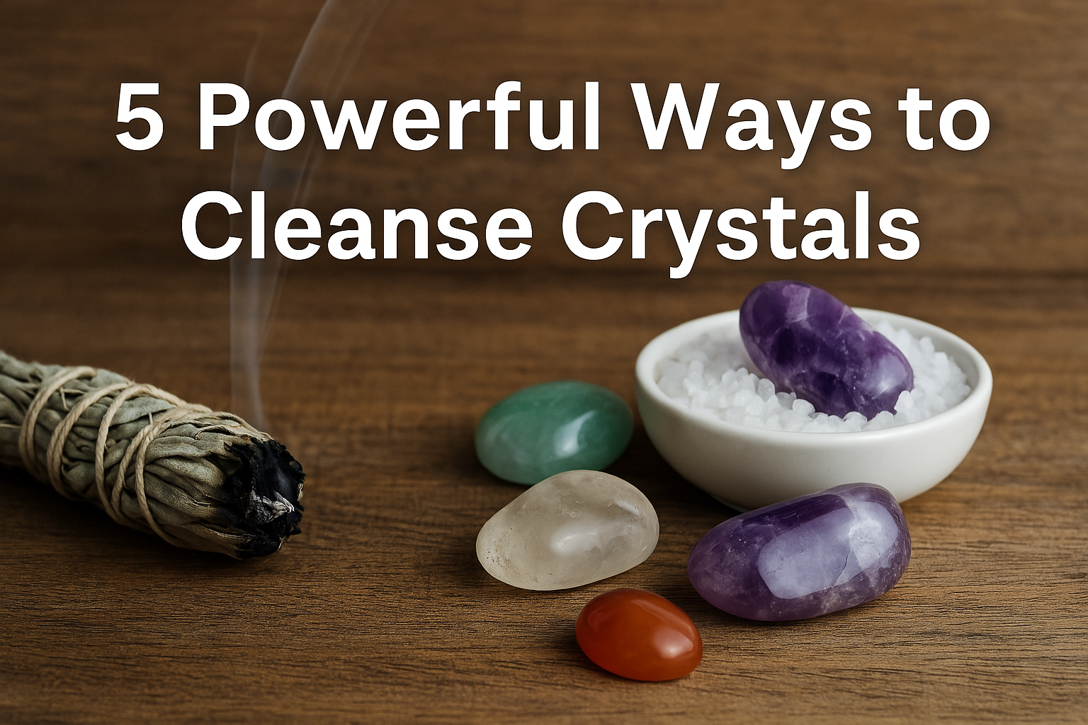 How to Cleanse Crystals: 5 Effective Techniques for Maximum Power