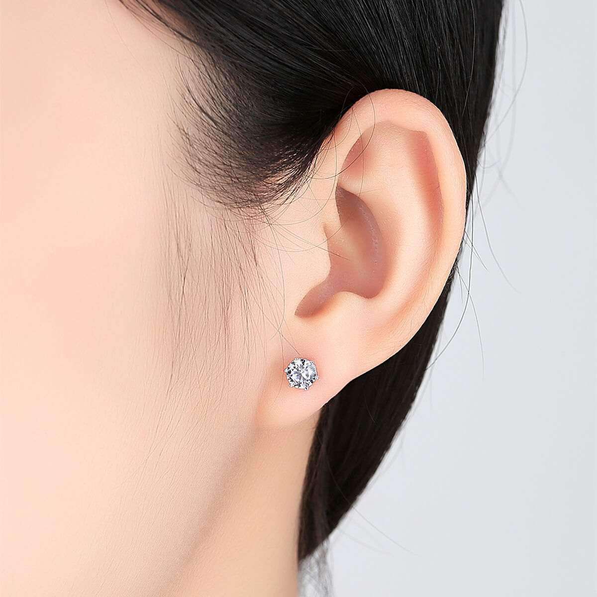 S925 Classic Zircon Earrings