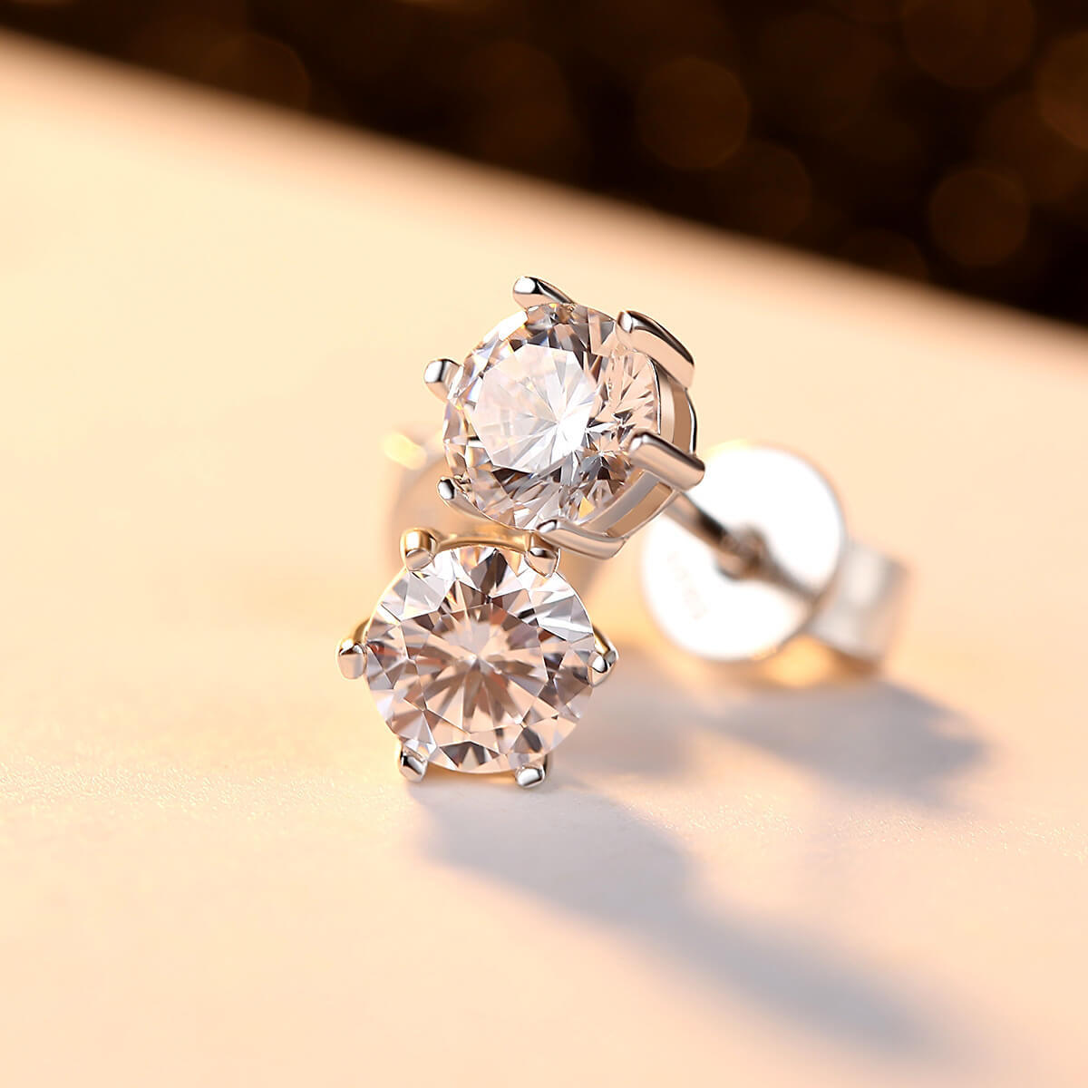 S925 Classic Zircon Earrings