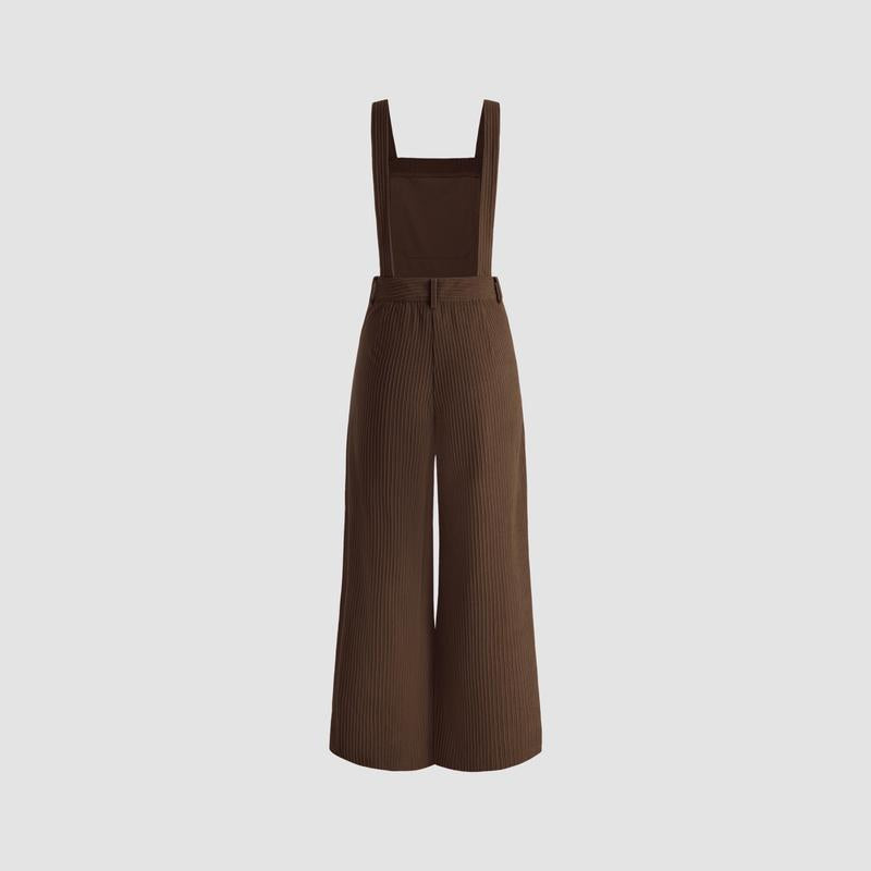 Cider Red Corduroy Jumpsuit