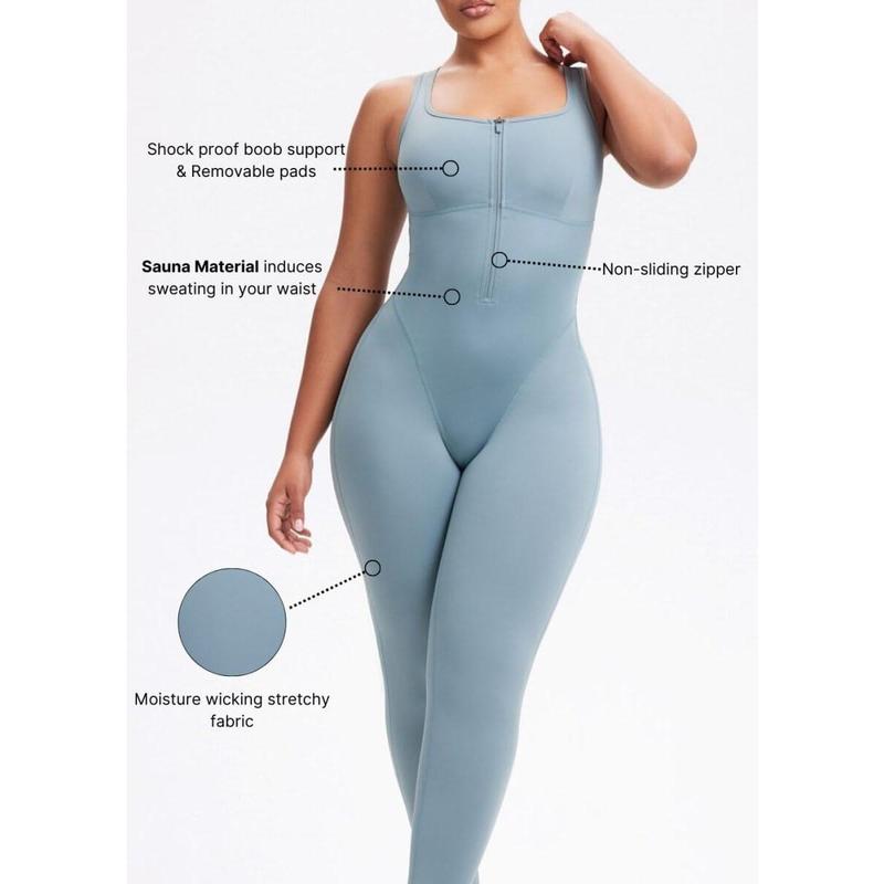 SaunaSculpt Compression Jumpsuit