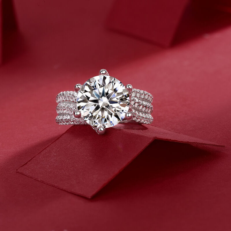 S925 Luxury Moissanite Ring