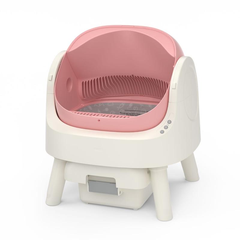 PetPivot AutoScooper 11 Open-Top Self-Cleaning Cat Litter Box,Odor-Free Waste Disposal includes Trash Bags