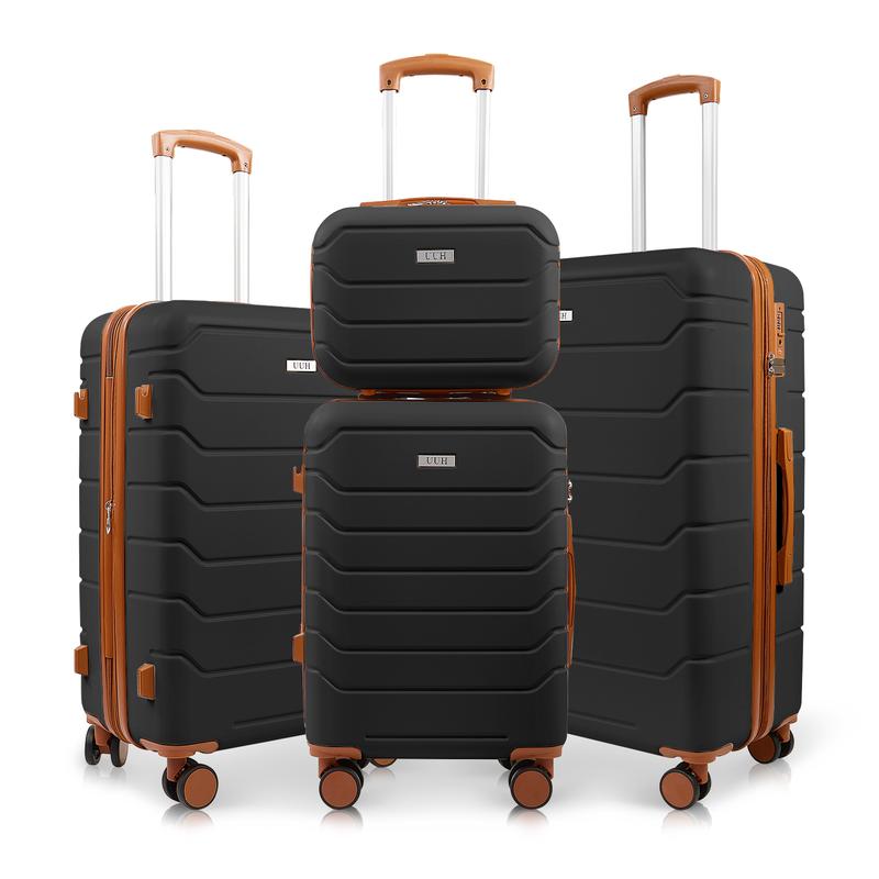 UUH Luggage Sets with TSA Locks -3pcs/4pcs/6pcs/7pcs/8pcs/9pcs Suitcases Sets-Travel and Moving Set(Family Set)