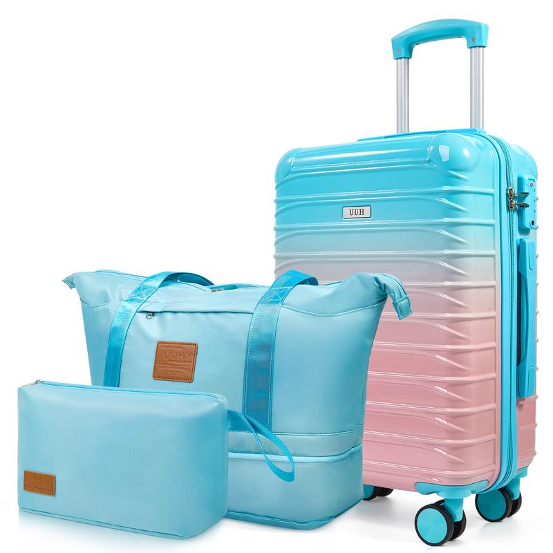 UUH Luggage Sets with TSA Locks -3pcs/4pcs/6pcs/7pcs/8pcs/9pcs Suitcases Sets-Travel and Moving Set(Family Set)