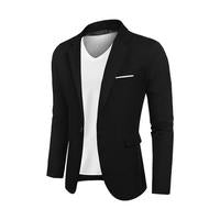TikTok Shop Back to School COOFANDY Men's Blazer Casual Sport Coats Slim Fit One Button Suit Jacket Lightweight Sports Jacket