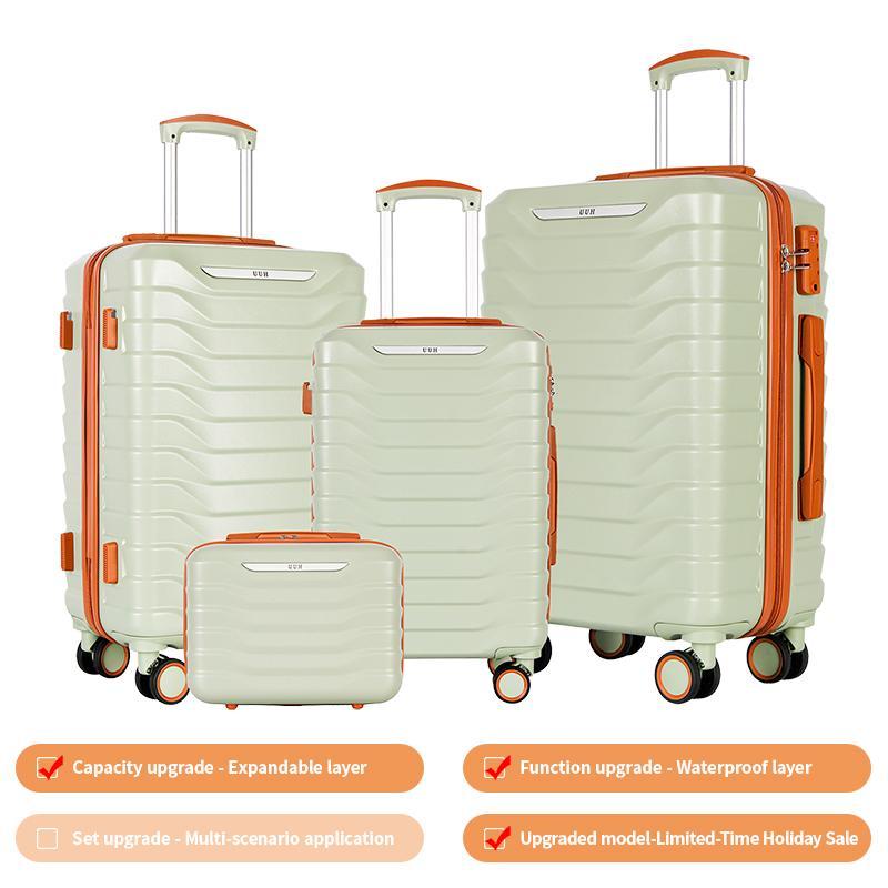 UUH Luggage Sets with TSA Locks -3pcs/4pcs/6pcs/7pcs/8pcs/9pcs Suitcases Sets-Travel and Moving Set(Family Set)