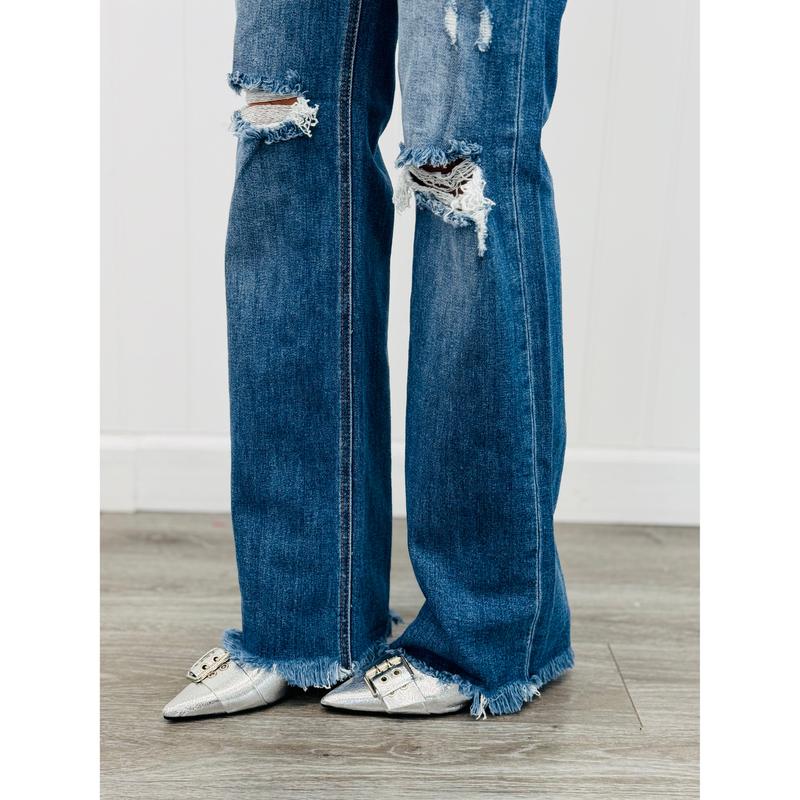 Risen Blue Legs For Days Straight Leg Jeans (Reg & Plus)