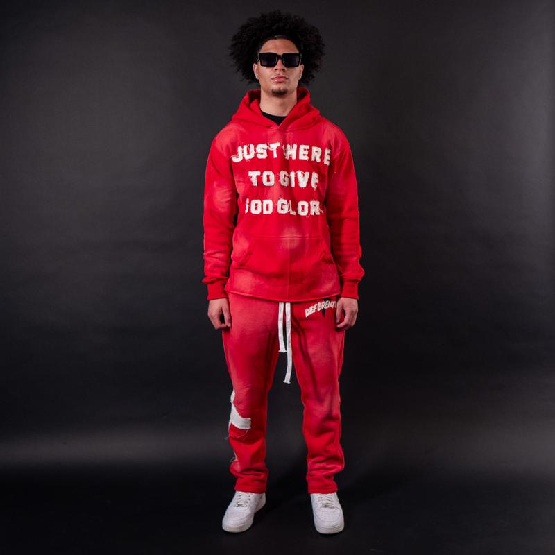 "Just Here To Give God Glory" Hoodies