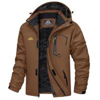 MAGCOMSEN Men's Winter Coats Waterproof Ski Snow Jacket Warm Fleece Jacket Parka Raincoats With Multi-Pockets