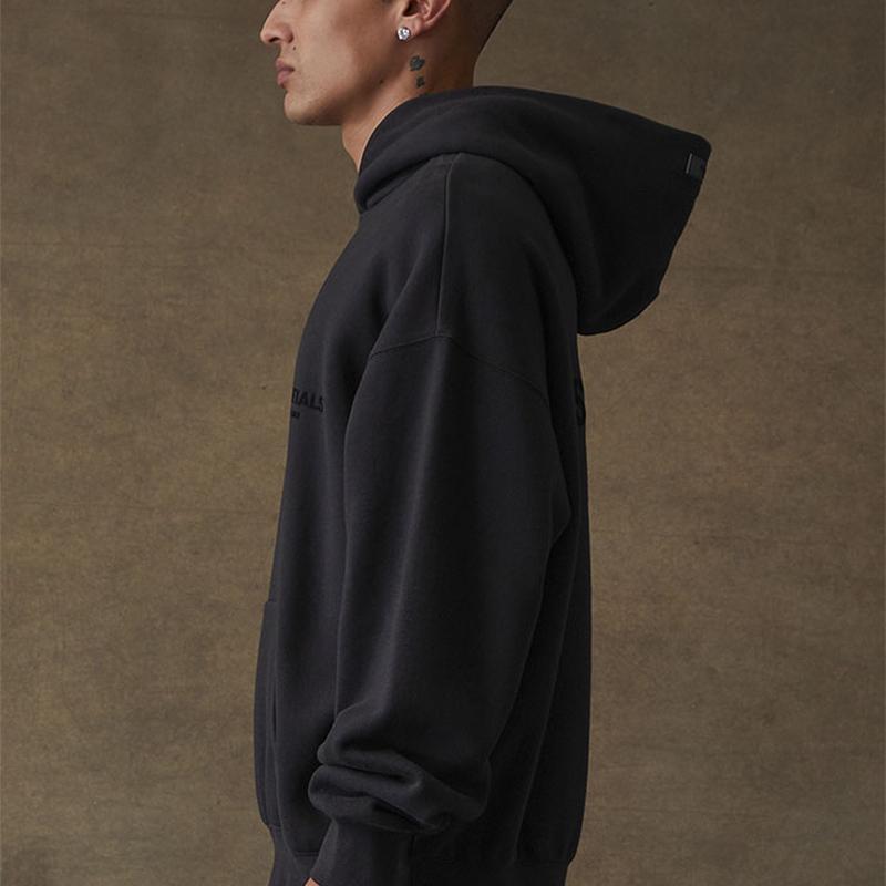 Fear of God Essentials Pullover Hoodie 'Stretch Limo' FW22 Casual Man Oversized Fit Medium Long Sleeve Stylish Menswear Sweatshirts Tops Graphic
