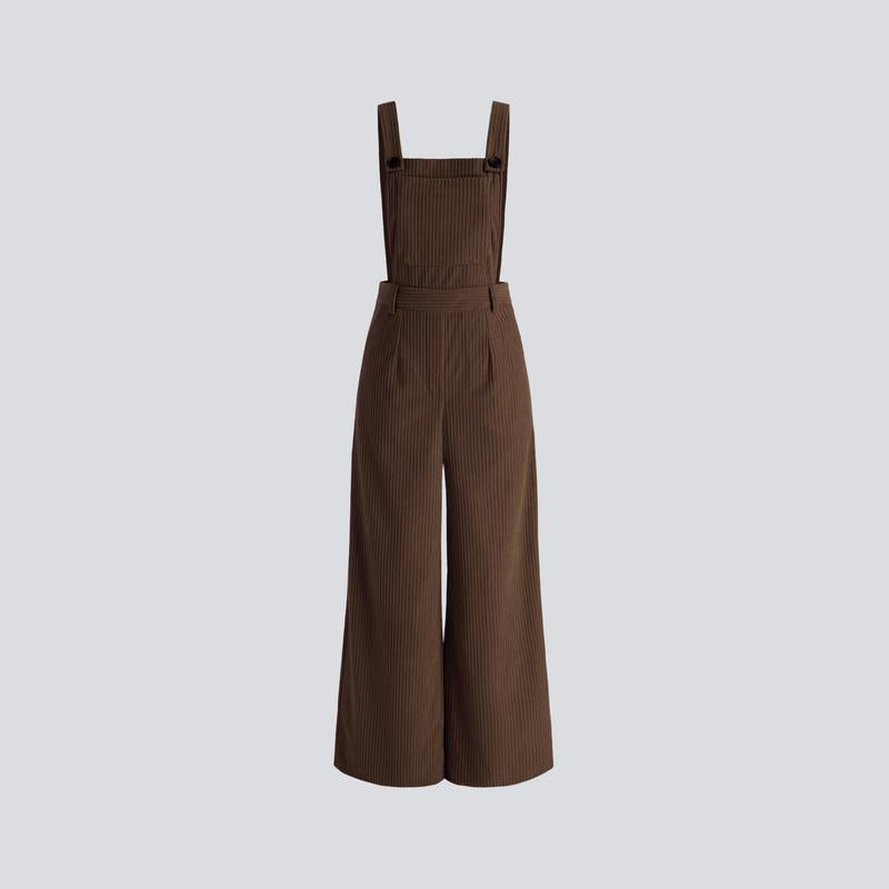 Cider Red Corduroy Jumpsuit