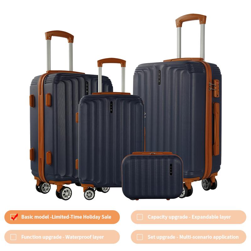 UUH Luggage Sets with TSA Locks -3pcs/4pcs/6pcs/7pcs/8pcs/9pcs Suitcases Sets-Travel and Moving Set(Family Set)