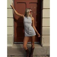Yumiko Romper Brown Stripe