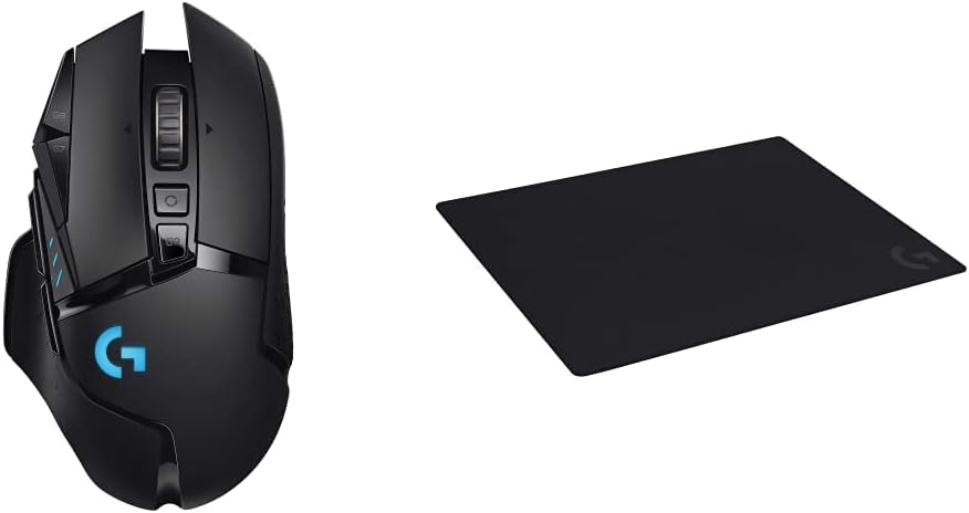 Logitech G502 HERO High Performance Wired Gaming Mouse, HERO 25K Sensor, 25,600 DPI, RGB, Adjustable Weights, 11 Programmable Buttons, On-Board Memory, PC / Mac