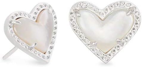 Kendra Scott Ari Heart Stud Earrings for Women, Fashion Jewelry