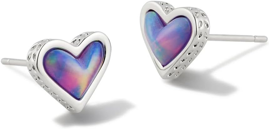 Kendra Scott Ari Heart Stud Earrings for Women, Fashion Jewelry