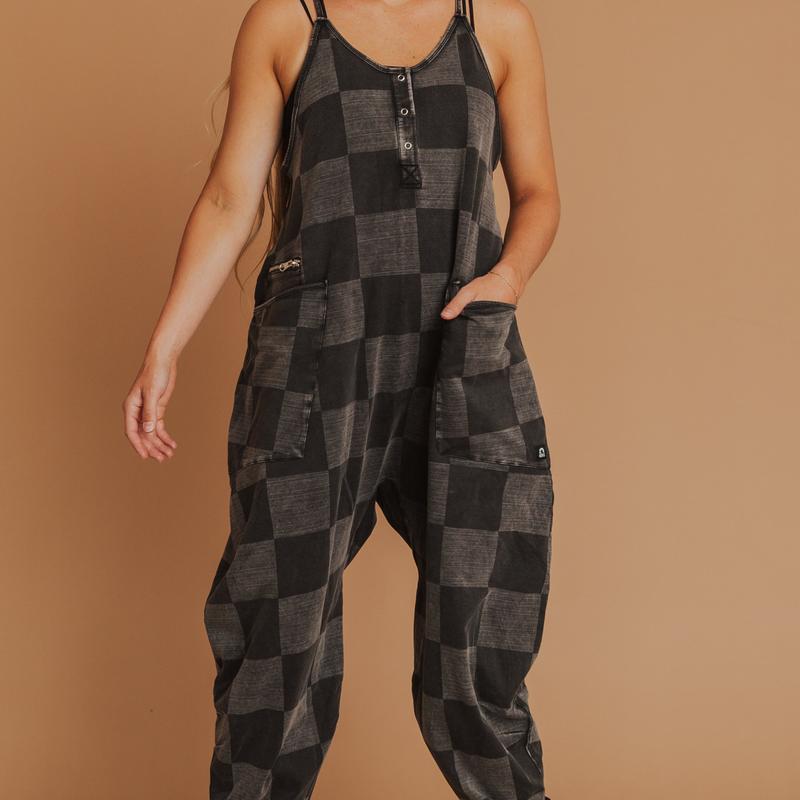 Women's Tank Romper - Oversized, Comfortable, Casual and Fun Women's Jumper