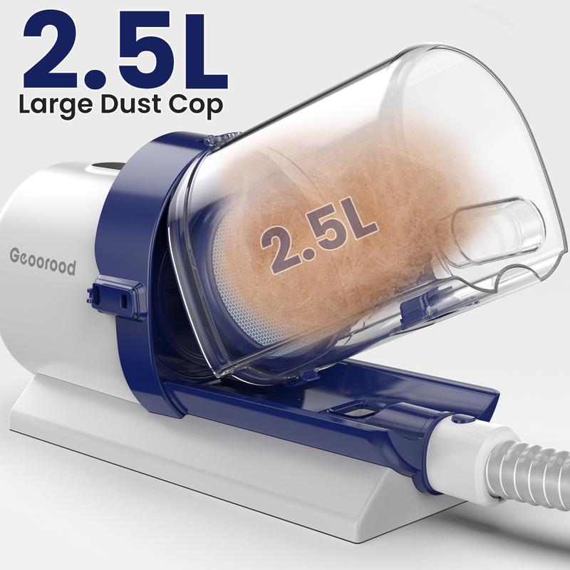 Dog Grooming Vacuum Kit, Pet Grooming Vacuum with Clipper Nail Grinder, 2.5L Dust Cup Dog deshedding Vacuum Brush with 4-6 Pet Grooming Tools for Shedding Pet Hair, Home Cleaning ##TikTokShopBacktoSchool