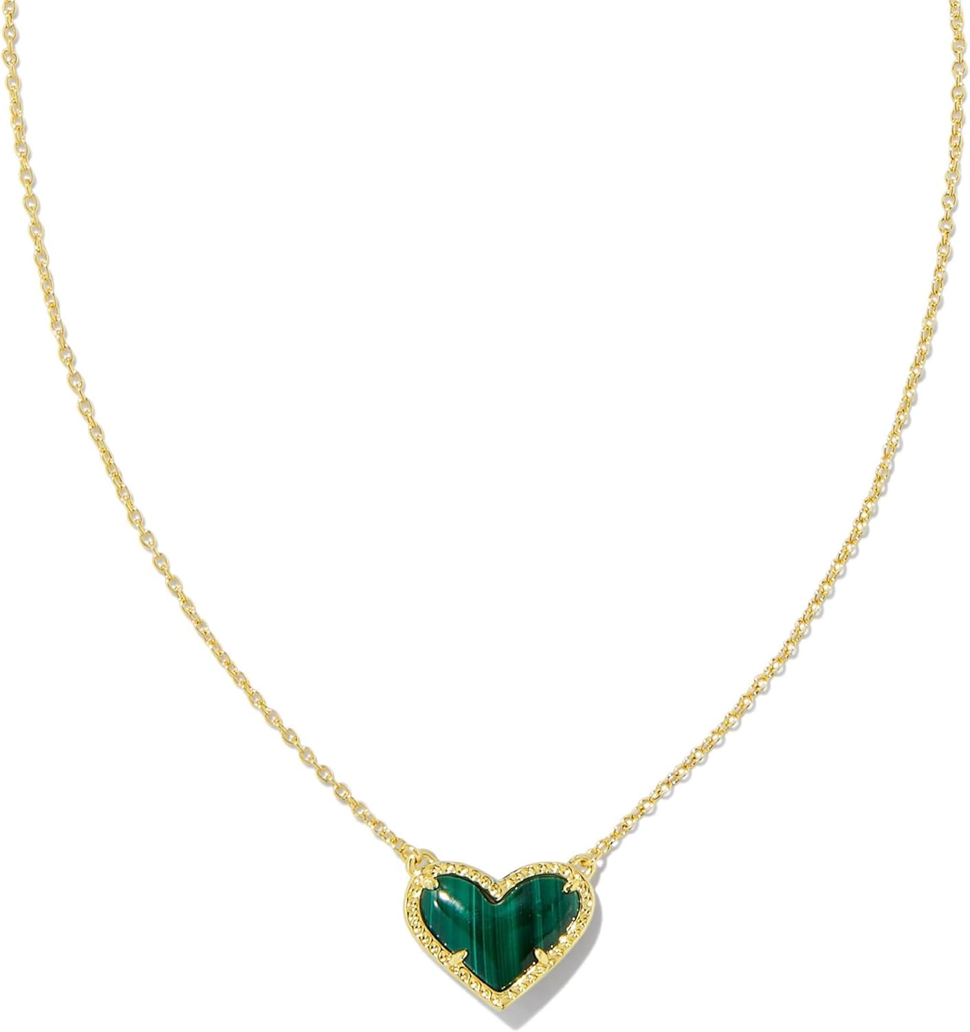 Kendra Scott Ari Heart Adjustable Length Pendant Necklace for Women, Fashion Jewelry