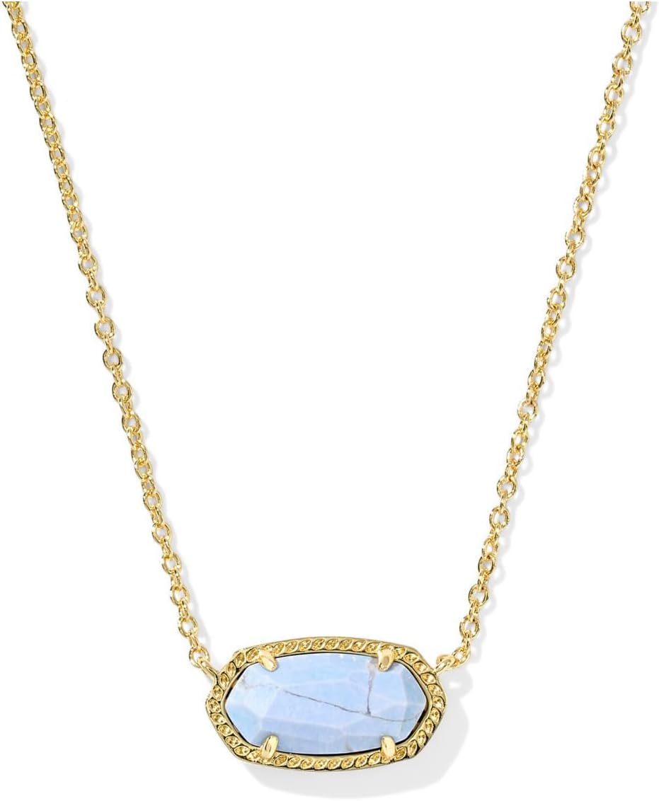 Kendra Scott Elisa Pendant Necklace for Women, Fashion Jewelry, 14k Gold-Plated