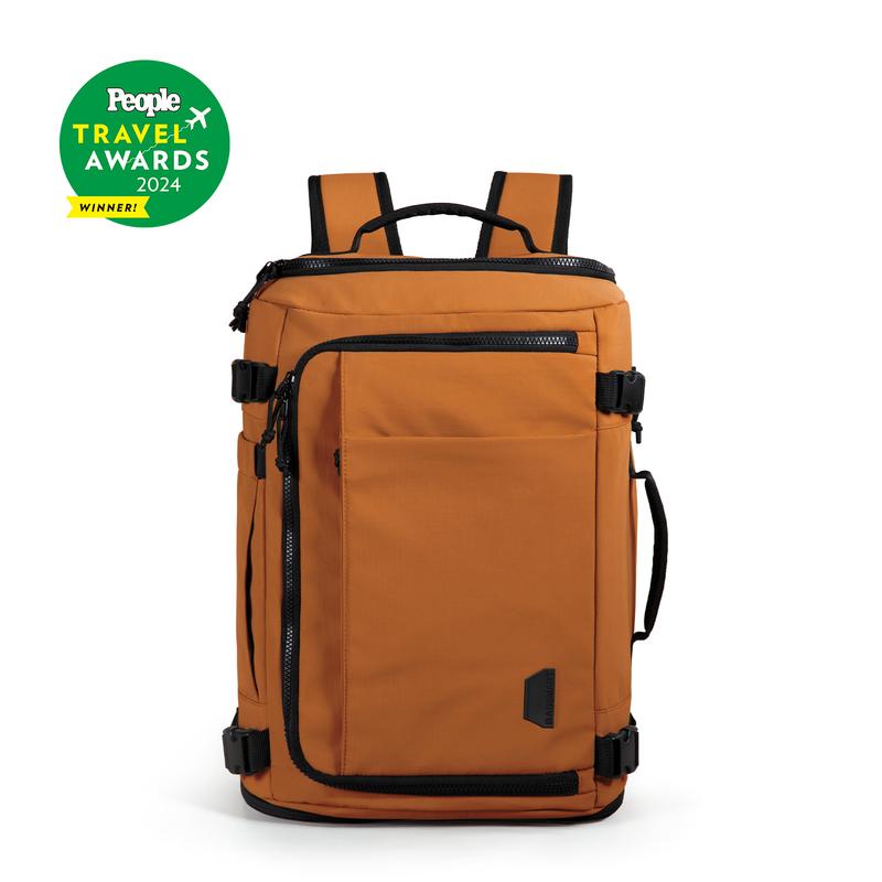 BAGSMART Blast Carry-On Travel Backpack, 15.6" Laptop, Waterproof, Quick Access, Fits 40oz Water Bottle, Ideal for Airplane Travel Durable Compact TikTokShopBacktoSchool