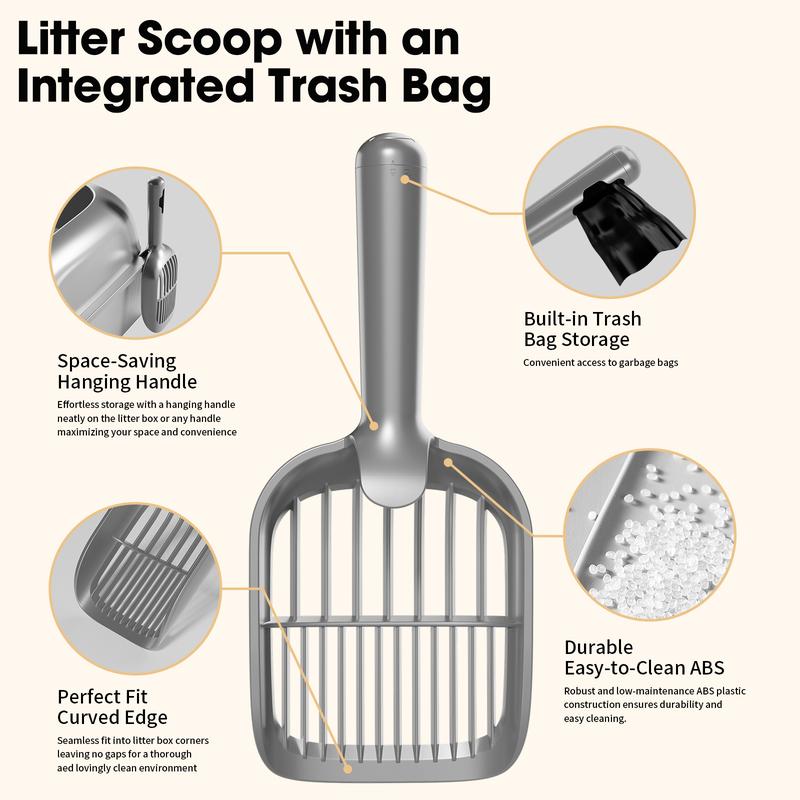 XXL Cat Litter Box Stainless Steel 20L with Lid, XL Large Metal Litter Box High Sided Design,Anti-Urine Leakage, Include Cat Mat & Litter Scoop, Never Absorbs Odors, Easy Cleaning, Non-Sticky,#Catsoft #catlovers