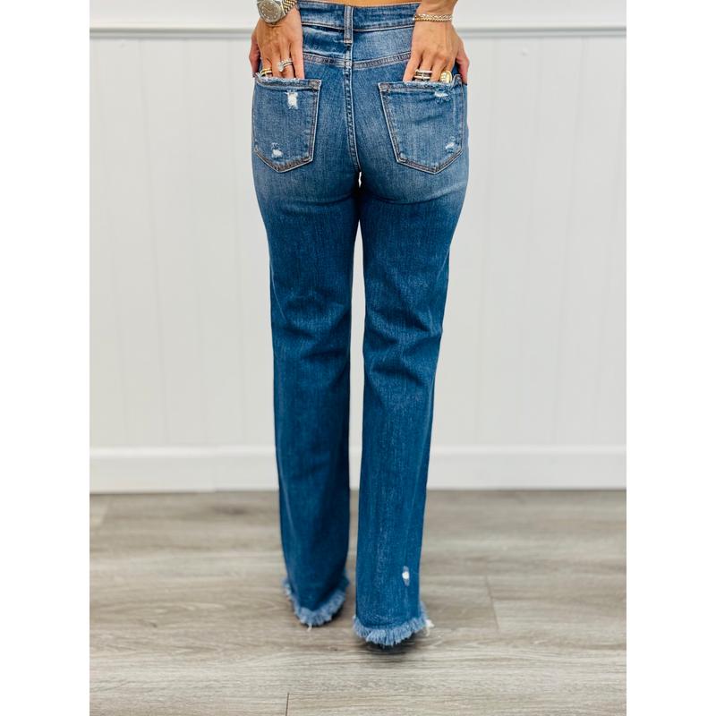 Risen Blue Legs For Days Straight Leg Jeans (Reg & Plus)