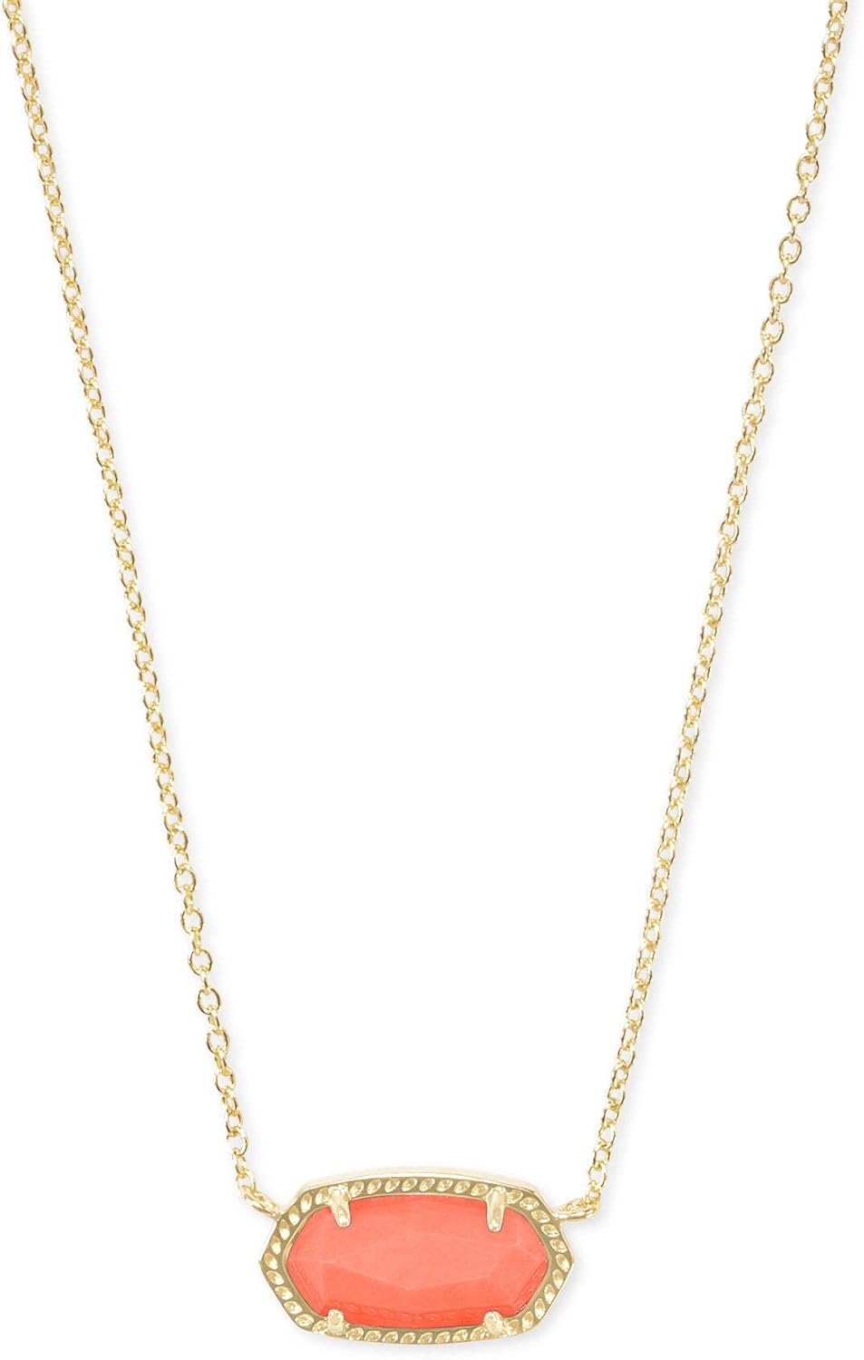 Kendra Scott Elisa Pendant Necklace for Women, Fashion Jewelry, 14k Gold-Plated