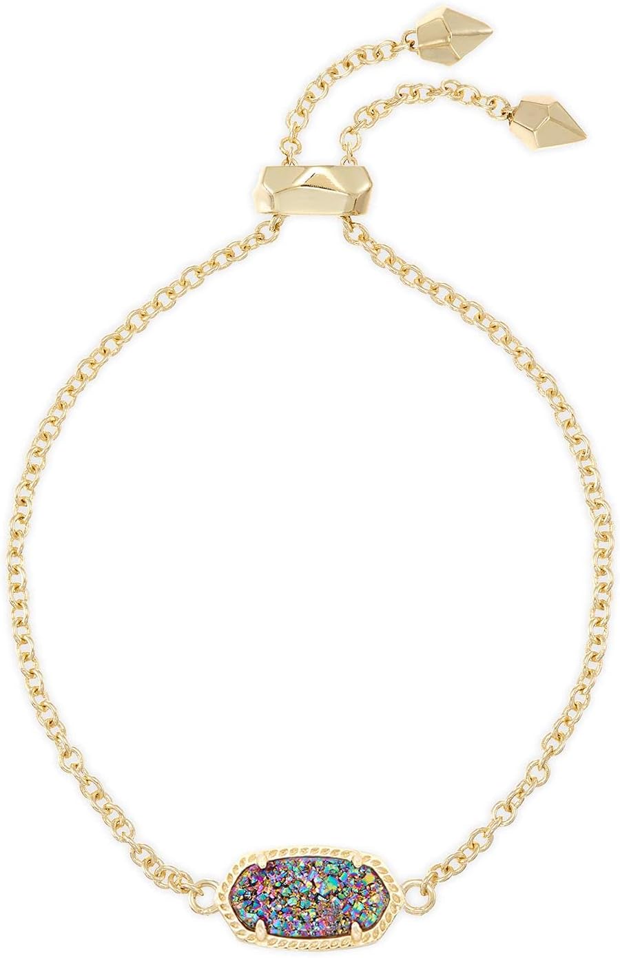 Kendra Scott Elaina Adjustable Chain Bracelet for Women, Fashion Jewelry, Gold-Plated