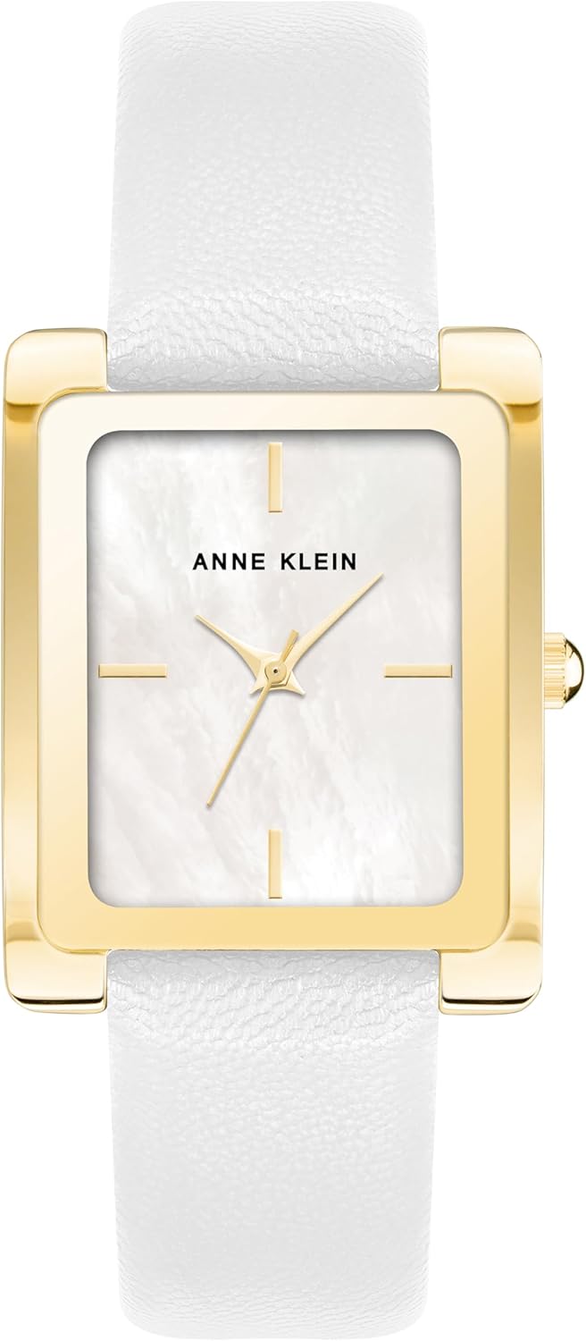Anne Klein Women's Leather Strap Watch