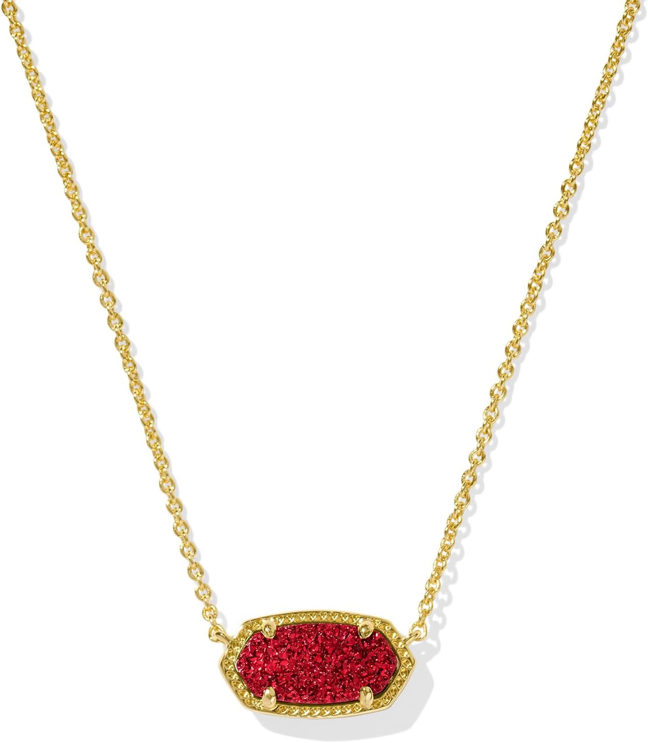 Kendra Scott Elisa Pendant Necklace for Women, Fashion Jewelry, 14k Gold-Plated