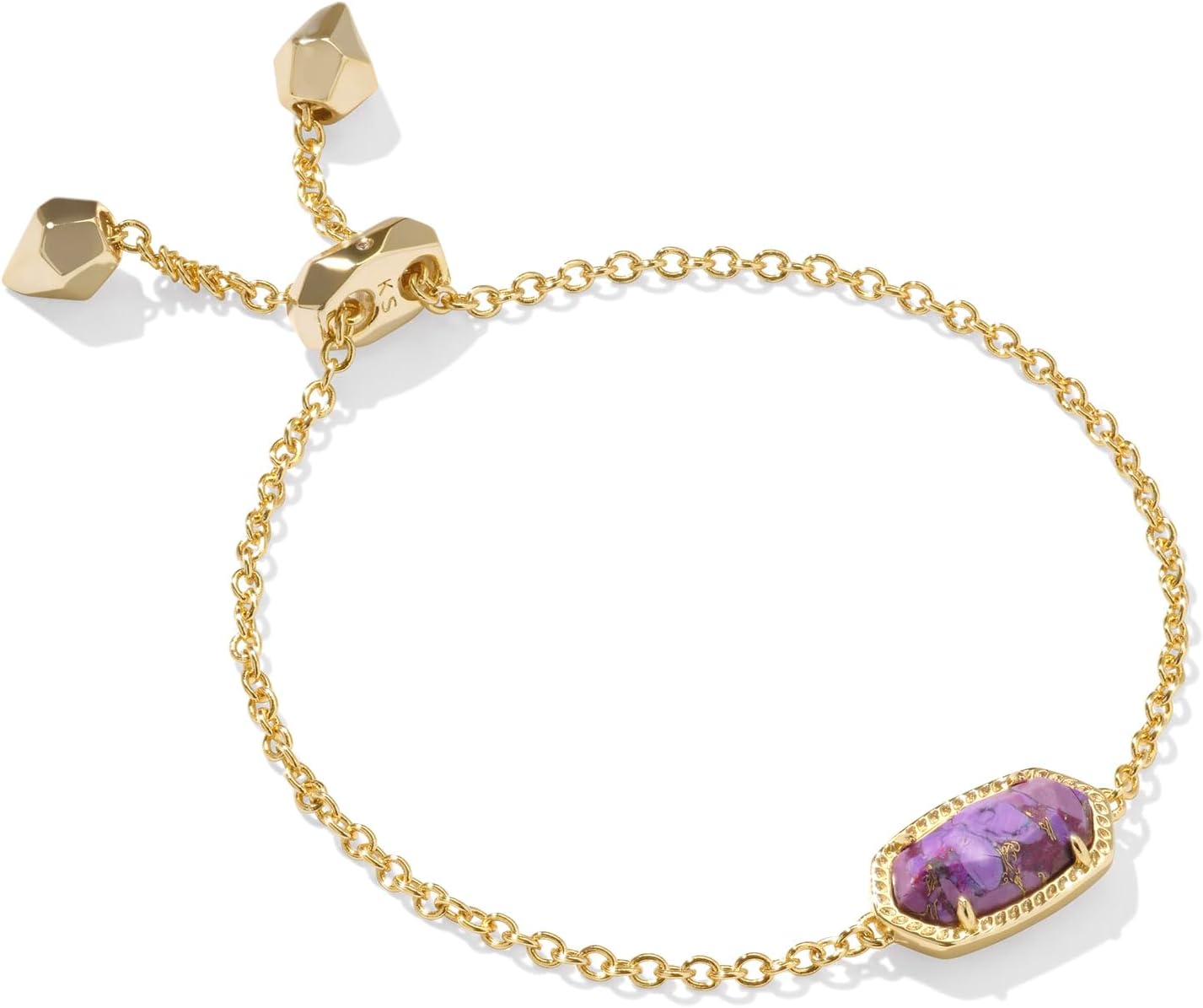 Kendra Scott Elaina Adjustable Chain Bracelet for Women, Fashion Jewelry, Gold-Plated