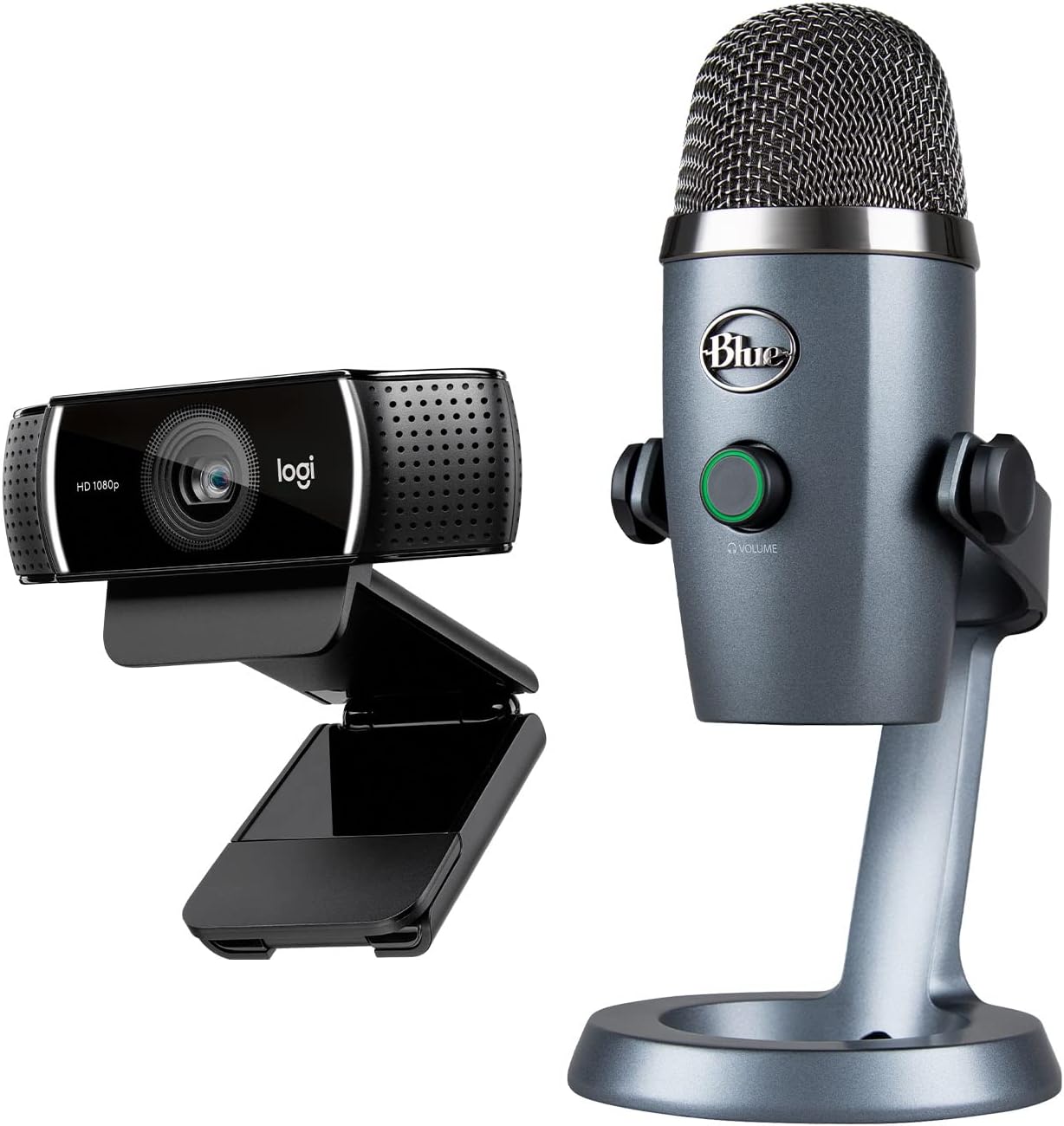 Logitech C920x HD Pro Webcam, Full HD 1080p/30fps Video, Clear Audio, HD Light Correction, PC Camera Webcam, Works with Skype, Zoom, Facetime, PC, Laptop, Mac, Tablet - Black