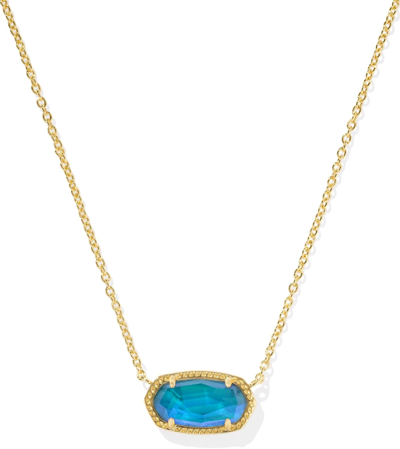 Kendra Scott Elisa Pendant Necklace for Women, Fashion Jewelry, 14k Gold-Plated