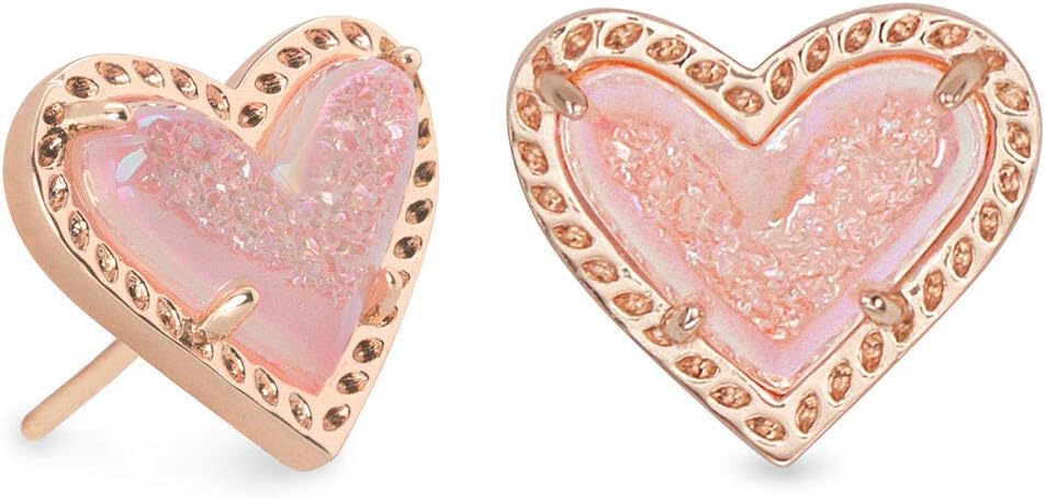 Kendra Scott Ari Heart Stud Earrings for Women, Fashion Jewelry