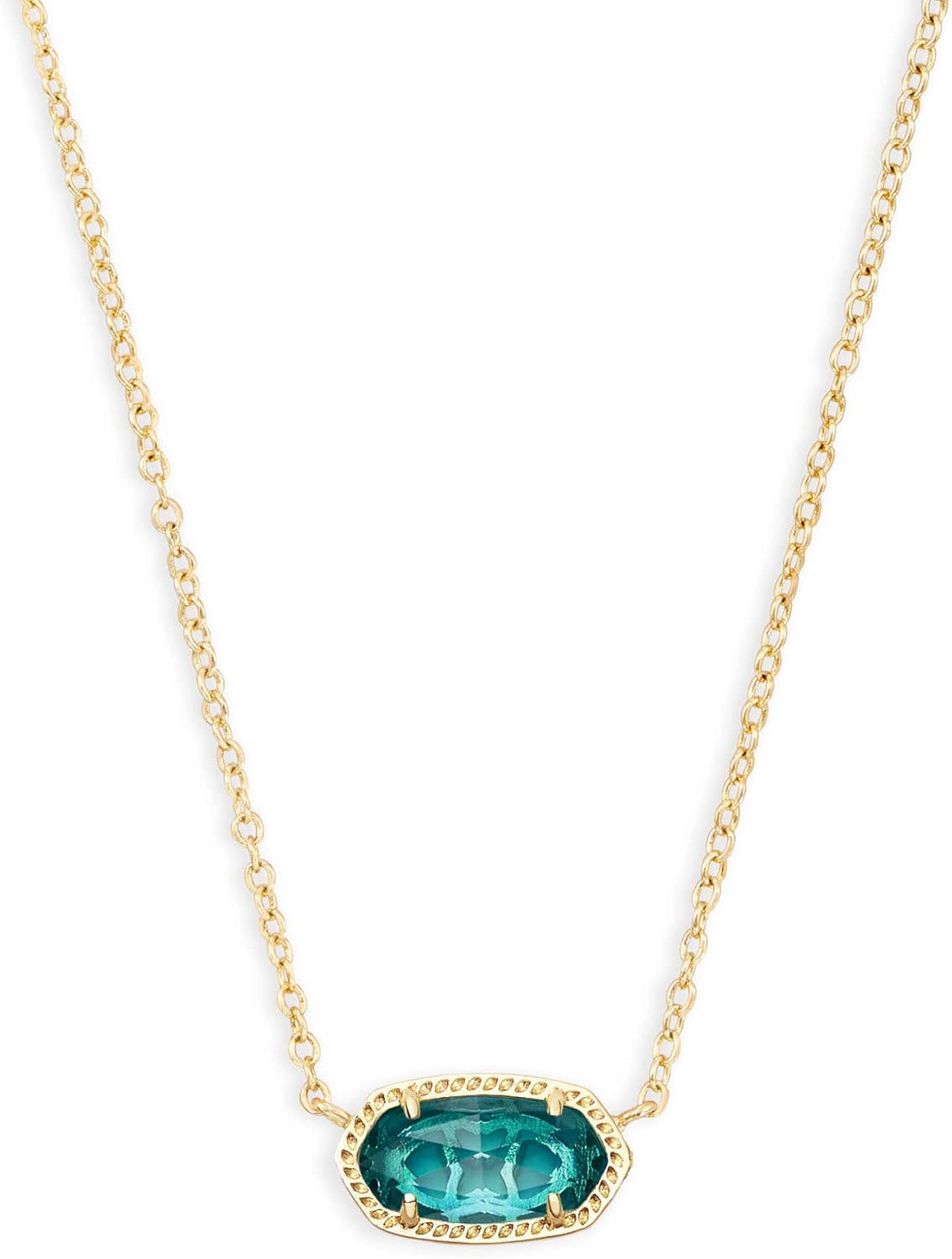 Kendra Scott Elisa Pendant Necklace for Women, Fashion Jewelry, 14k Gold-Plated