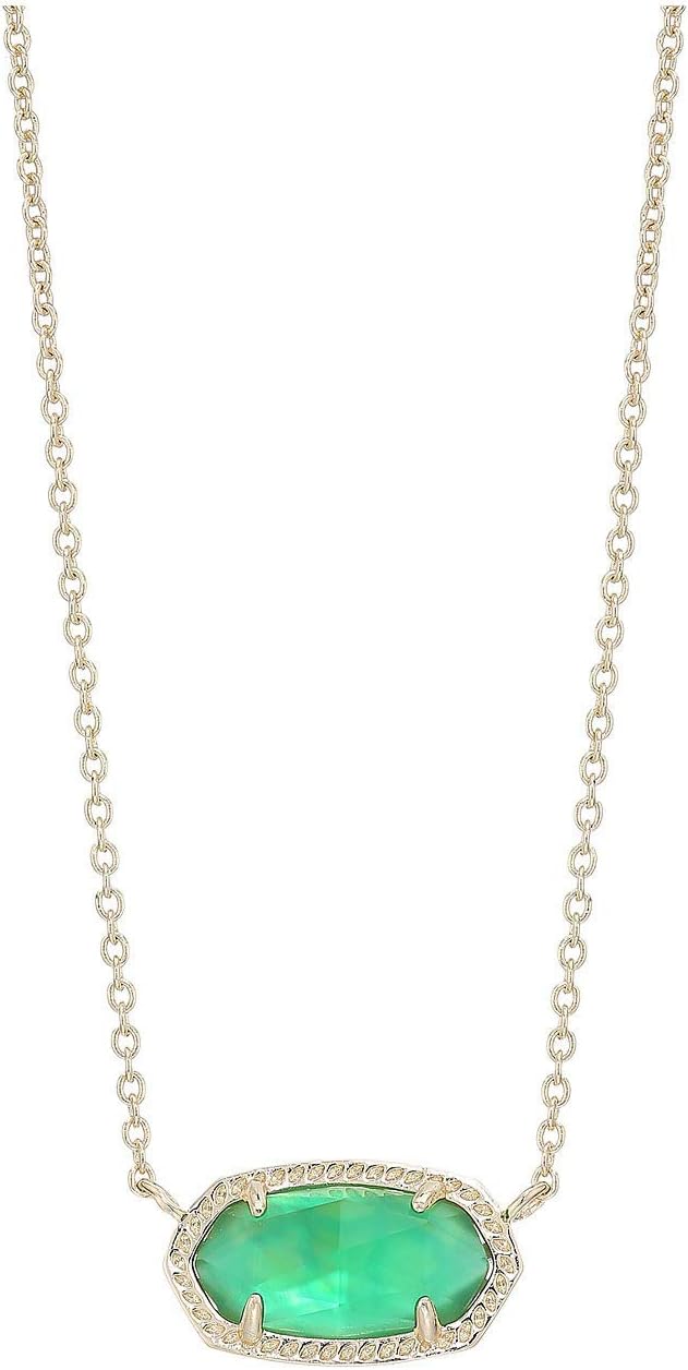 Kendra Scott Elisa Pendant Necklace for Women, Fashion Jewelry, 14k Gold-Plated