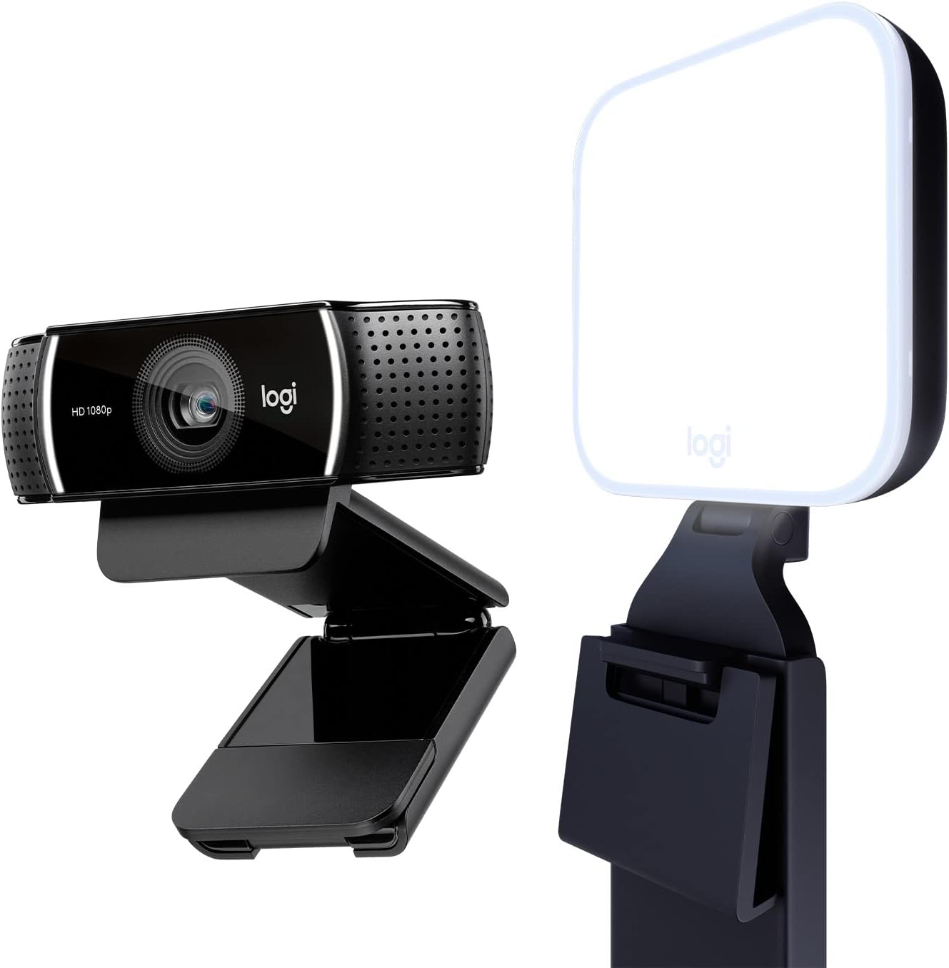 Logitech C920x HD Pro Webcam, Full HD 1080p/30fps Video, Clear Audio, HD Light Correction, PC Camera Webcam, Works with Skype, Zoom, Facetime, PC, Laptop, Mac, Tablet - Black