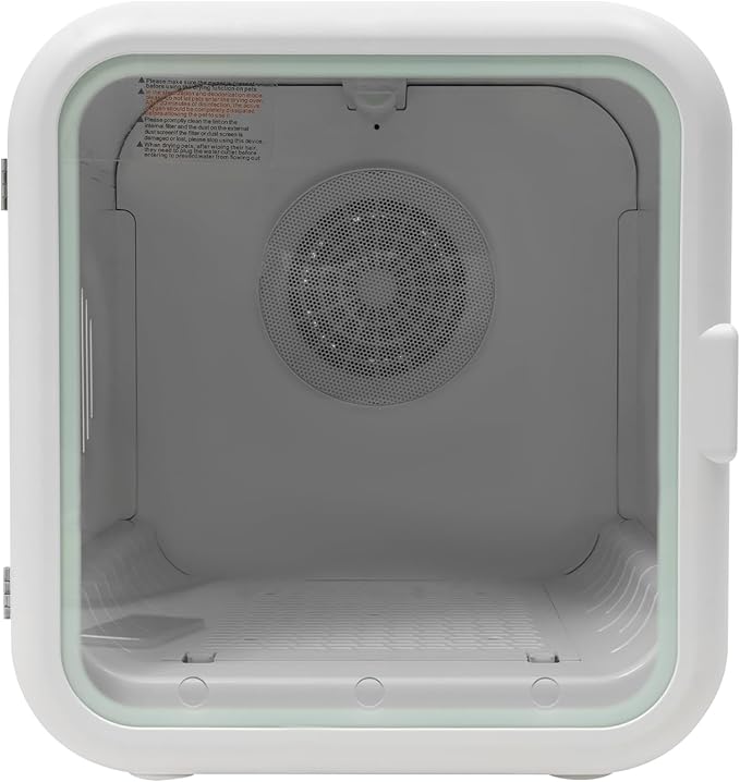 62L Large Capacity Pet Dryer Box - Ultra Quiet, Smart Temperature Control, 360 Drying, Fast Drying, Low Noise, Easy to Use, Perfect for Cats and Small Dogs - White Standard dog hair house dryer
