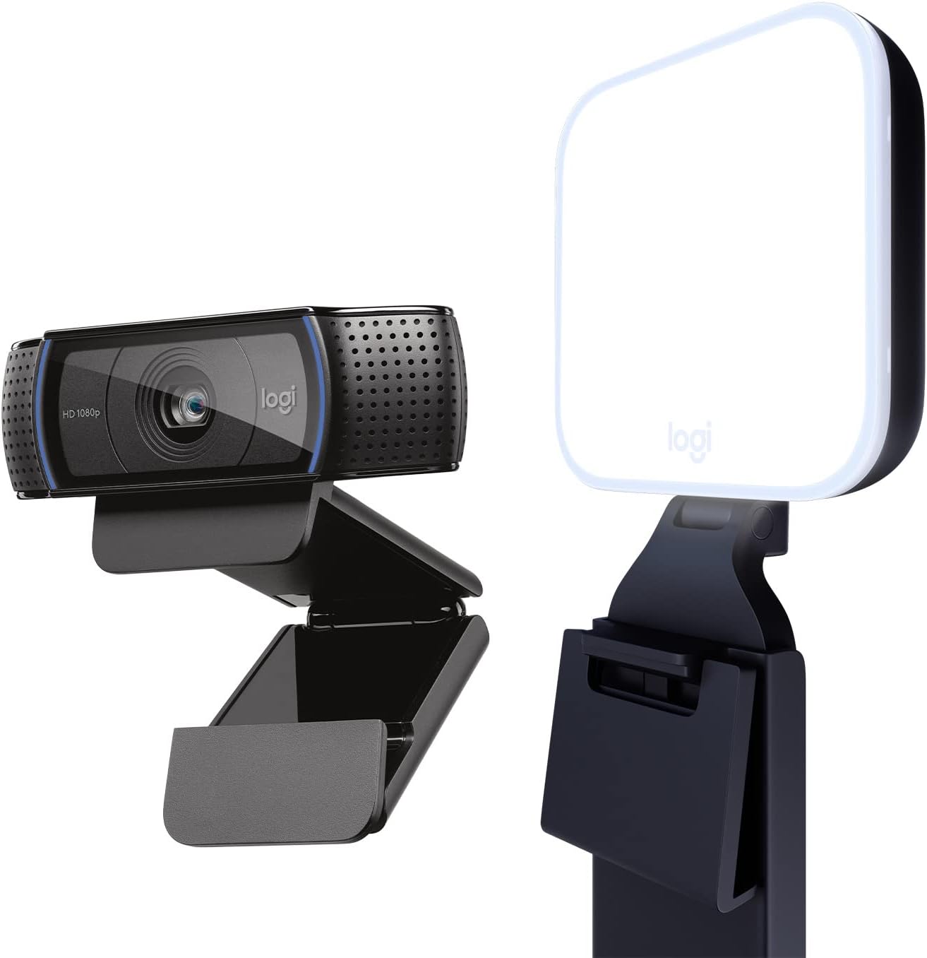 Logitech C920x HD Pro Webcam, Full HD 1080p/30fps Video, Clear Audio, HD Light Correction, PC Camera Webcam, Works with Skype, Zoom, Facetime, PC, Laptop, Mac, Tablet - Black