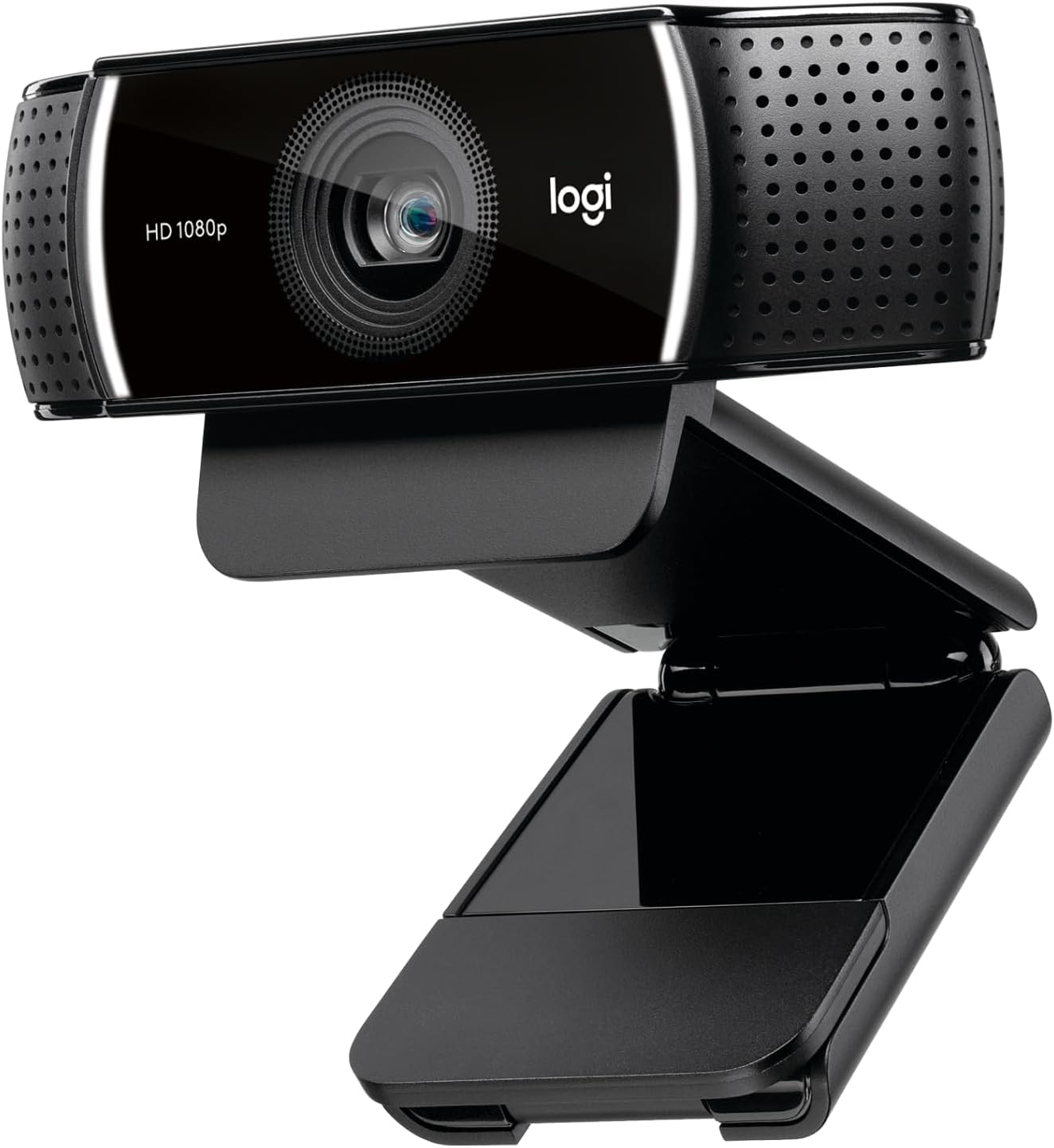 Logitech C920x HD Pro Webcam, Full HD 1080p/30fps Video, Clear Audio, HD Light Correction, PC Camera Webcam, Works with Skype, Zoom, Facetime, PC, Laptop, Mac, Tablet - Black