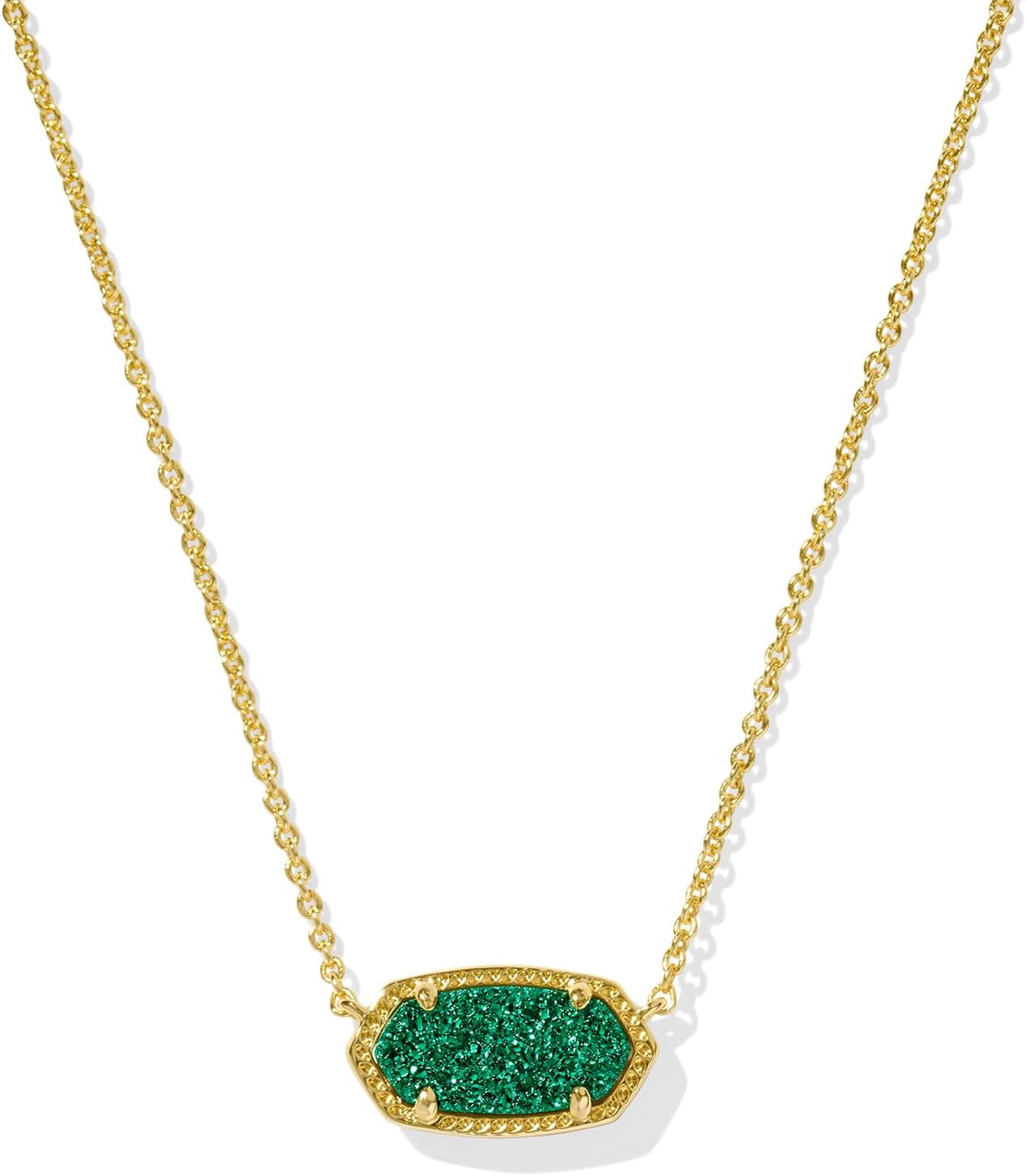 Kendra Scott Elisa Pendant Necklace for Women, Fashion Jewelry, 14k Gold-Plated