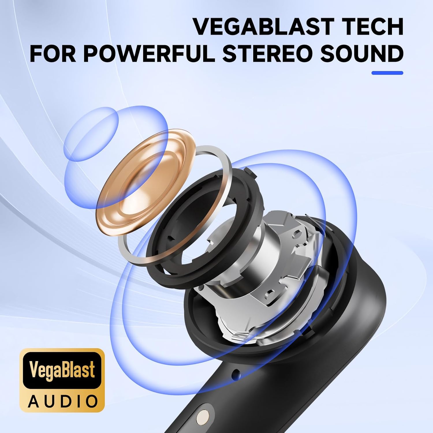 Wireless Gaming Earbuds Compatible with Meta Quest 3/3S/2/Pro, for PS5/4 25ms Low-Latency, 2.4GHz Bluetooth for Steam Deck, Switch, PC (USB-C Dongle Included) - Vega T1