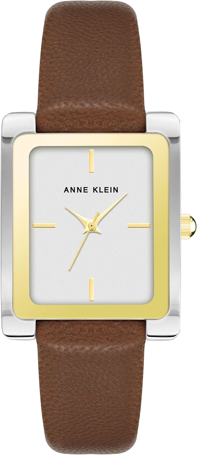 Anne Klein Women's Leather Strap Watch