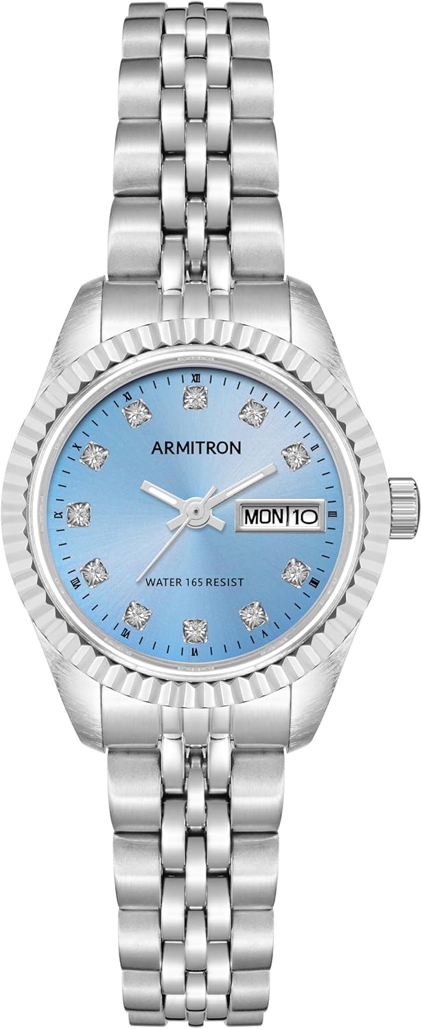 Armitron Women's Genuine Crystal Accented Bracelet Watch, 75-2475