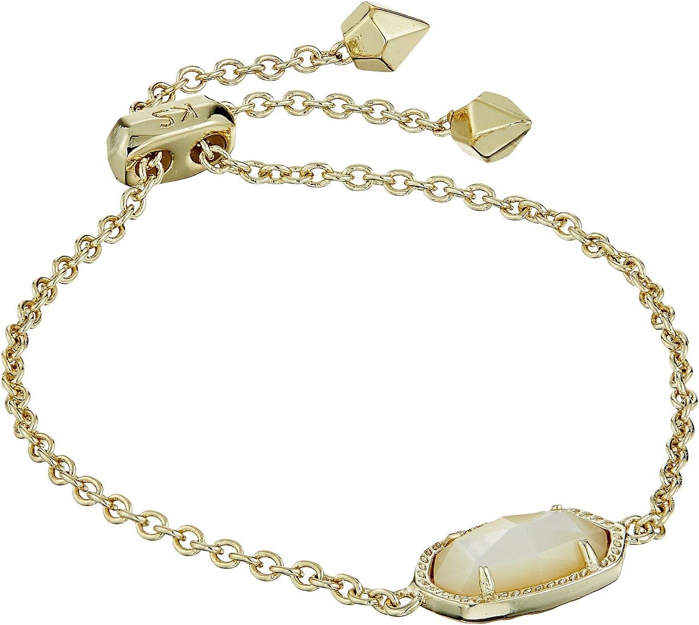 Kendra Scott Elaina Adjustable Chain Bracelet for Women, Fashion Jewelry, Gold-Plated