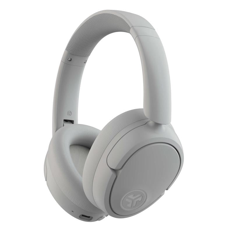 JLab JBuds Lux Active Noise Cancellation Wireless Bluetooth Headphones, Custom EQ, Over-Ear, Be Aware Safety Mode. Foldable, iPhone / Android