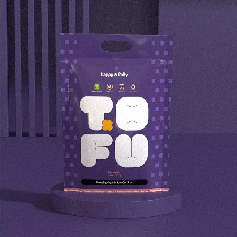 Tofu Cat Litter-Clumping, 100% Natural Organic, Flushable, Dust-Free, Odor Control, Low Tracking, Not Suitable for Automatic Litter Boxes Clean