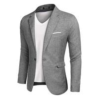 TikTok Shop Back to School COOFANDY Men's Blazer Casual Sport Coats Slim Fit One Button Suit Jacket Lightweight Sports Jacket